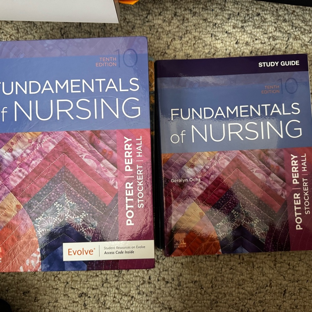Fundamentals of Nursing Textbook and Study Guide